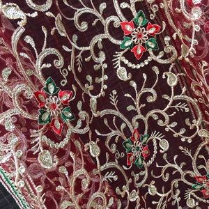 Rare Afghans & throw blanket large sequin tulle net embroidered